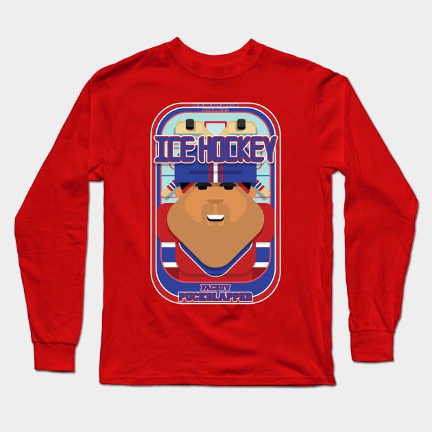 Ice Hockey Blue and Red - Faceov Puckslapper - Seba version